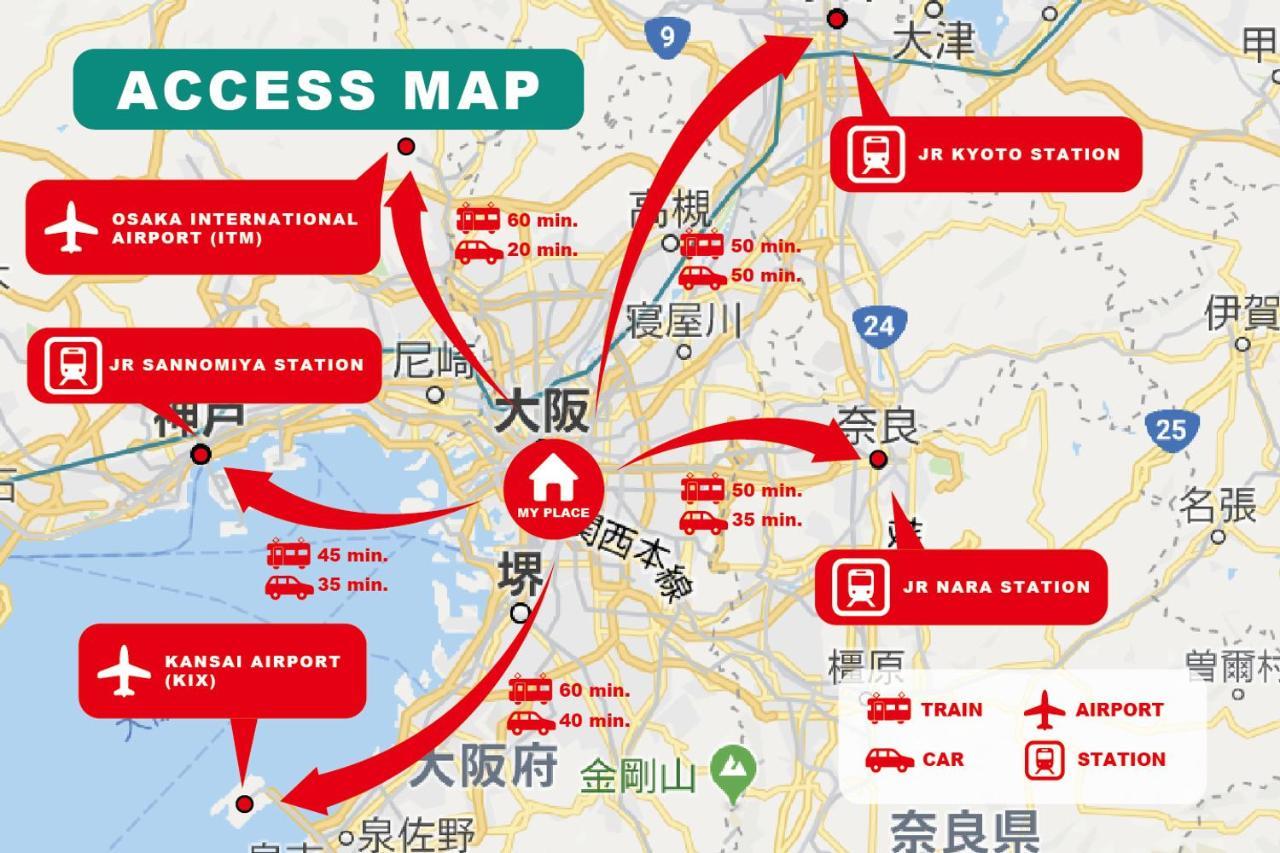 Airspace Nipponbashi Osaka Bagian luar foto
